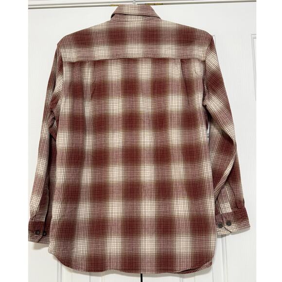 Men's Woolrich Plaid Flannel Shirt, Size M - Picture 2 of 5